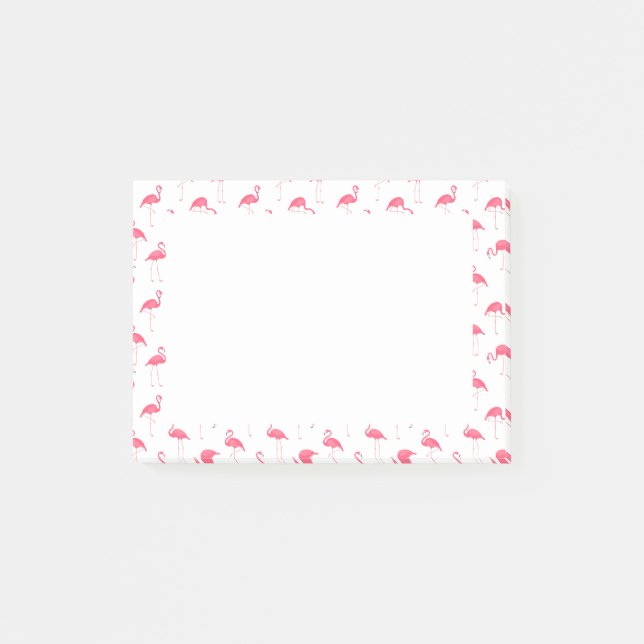 Notas Post-it® Patrón Flamingo (Anverso)