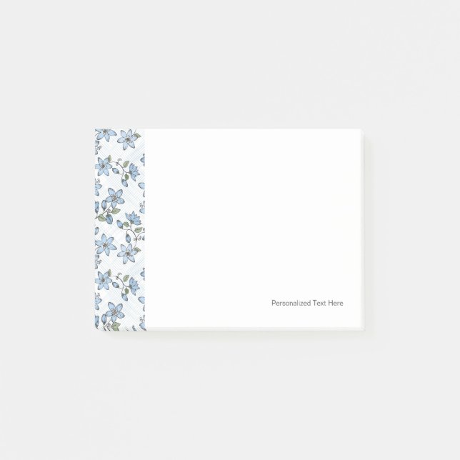 Notas Post-it® Patrón floral 2 2 (Anverso)