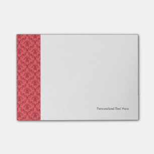 Notas Post-it® Patrón floral del amortiguador