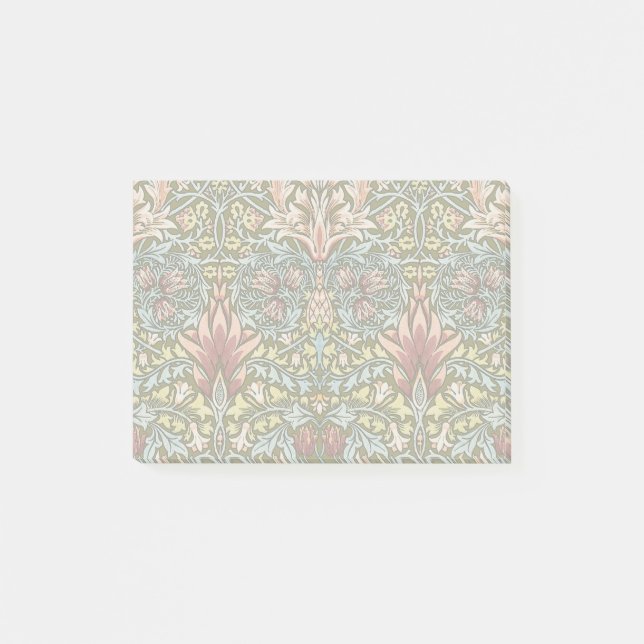 Notas Post-it® Patrón floral William Morris Snakeshead (Anverso)