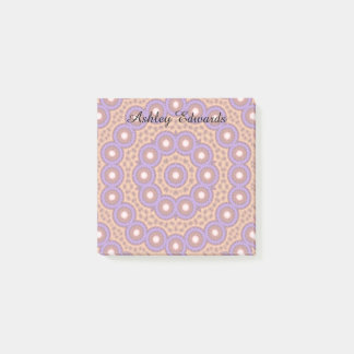 Notas Post-it® Patrón Geo Personalizado Pastel 
