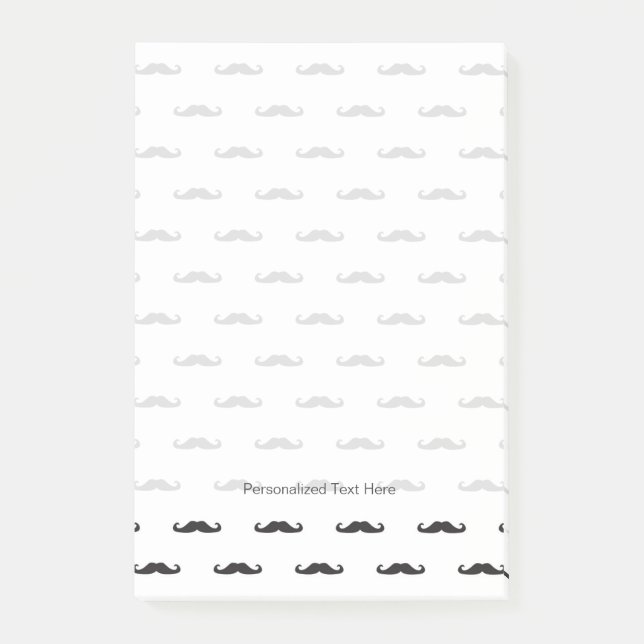 Notas Post-it® Patrón hipster (Anverso)