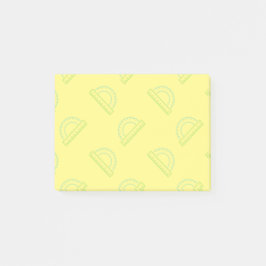 Notas Post-it® Patrón matemático del protractor