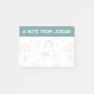 Notas Post-it® Patrón meteorológico corto