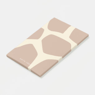 Notas Post-it® Patrón moderno de jirafa