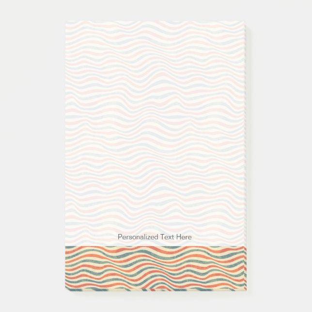 Notas Post-it® Patrón rayado (Anverso)