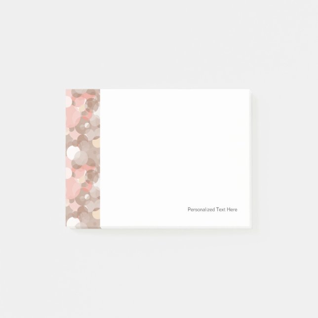 Notas Post-it® Patrón simple - Círculos (Anverso)