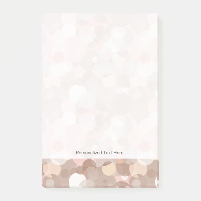 Notas Post-it® Patrón simple - Círculos (Anverso)