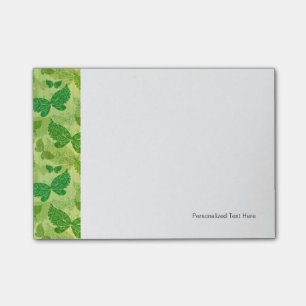 Notas Post-it® Patrón verde de primavera