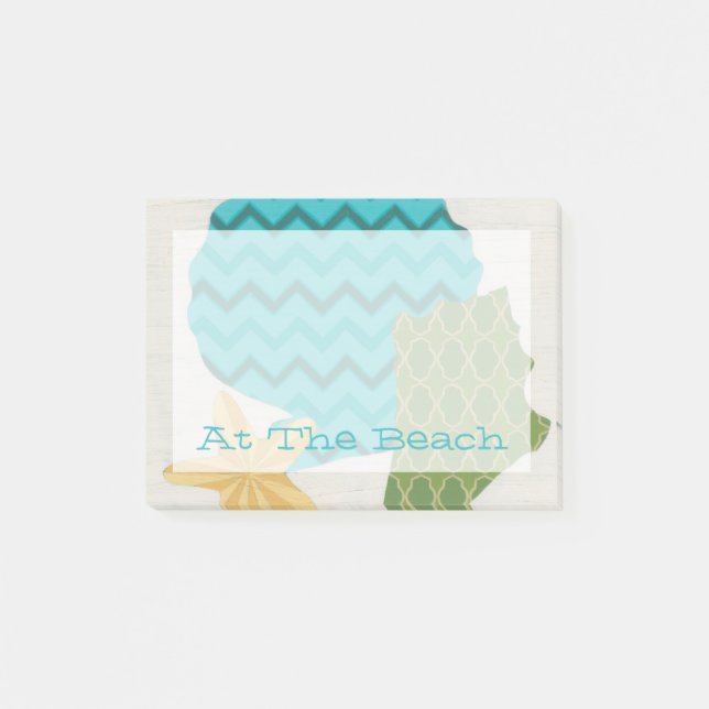 Notas Post-it® Patrones de shell II (Anverso)