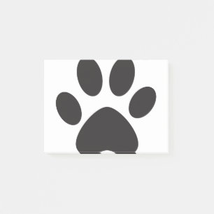 Notas Post-it® Paw Print Dog Cat Animal Mascota Fopy
