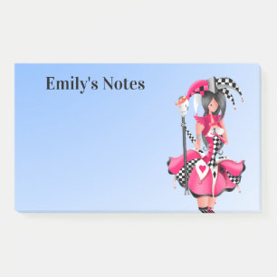Notas Post-it® Payaso extravagante y rey de las marionetas 