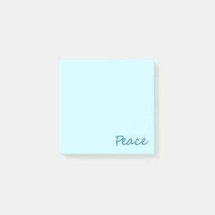 Notas Post-it® paz