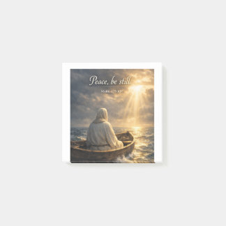 Notas Post-it® Paz, Estate Quieto • Marcos 4:39 KJV • Christian P