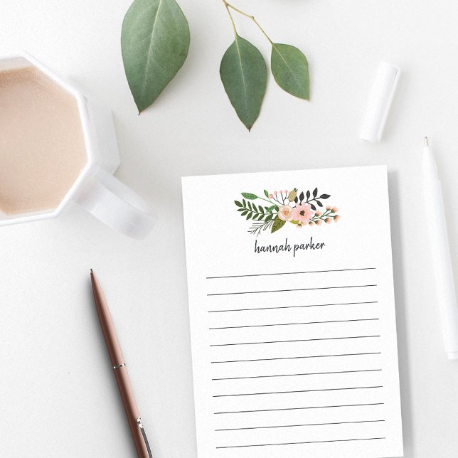 Notas Post-it® Peach Meadow| Lilado personalizado (Subido por el creador)