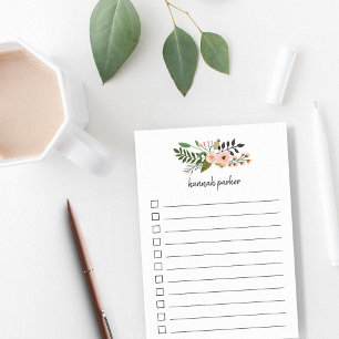Notas Post-it® Peach Meadow Lista de tareas pendientes