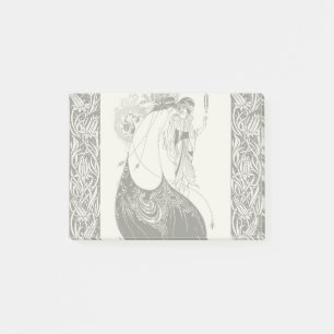 Notas Post-it® Peacock Skirt Beardsley Art Nouveau