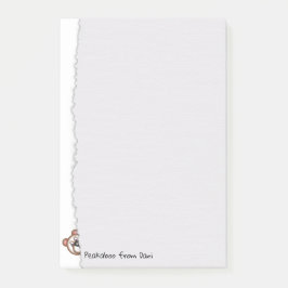 Notas Post-it® Peakaboo Teddy Torn Paper