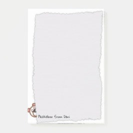Notas Post-it® Peakaboo Teddy Torn Paper