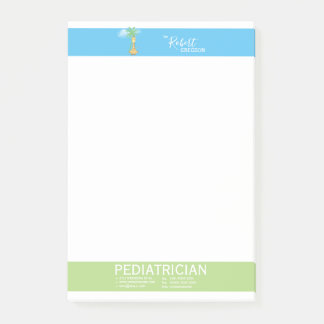 Notas Post-it® Pediatra / Pediatra de Cute Giraffe