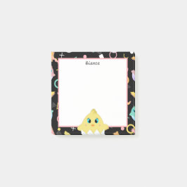 Notas Post-it® Peekaboo Black Baby Chick