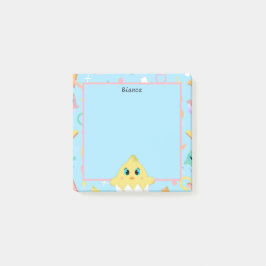 Notas Post-it® Peekaboo Blue Baby Chick