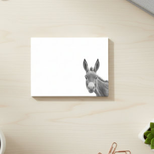 Notas Post-it® Peeking Donkey Cute