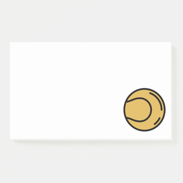Notas Post-it® pelota de tenis (Anverso)