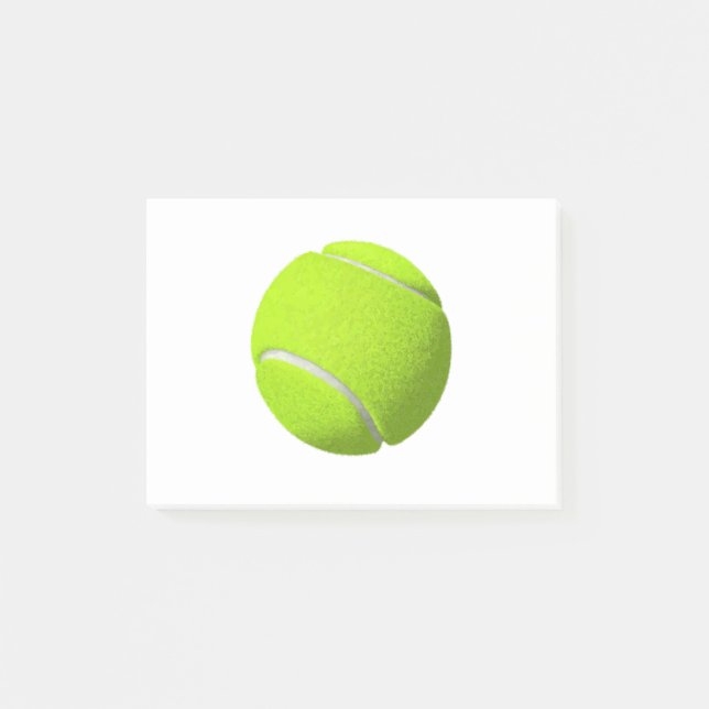 Notas Post-it® Pelota de tenis (Anverso)
