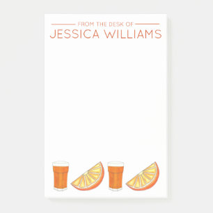 Notas Post-it® Pendiente De Zumo De Fruta De Jugo De Naranja Y Fr