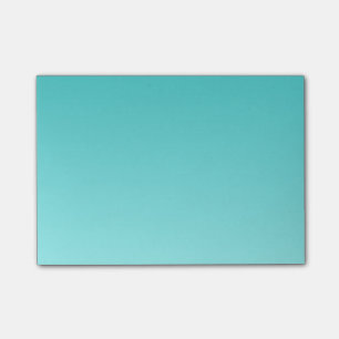 Notas Post-it® Pendiente linear de H - turquesa para encender