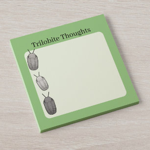Notas Post-it® Pensamientos de Trilobites - Fósil Prehistórico