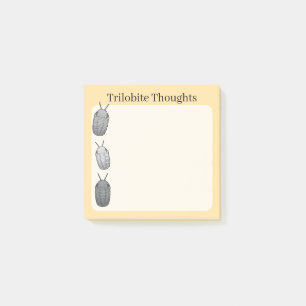 Notas Post-it® Pensamientos de Trilobites - Fósil Prehistórico