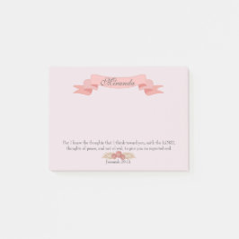 Notas Post-it® Pensamientos pacíficos cristianos