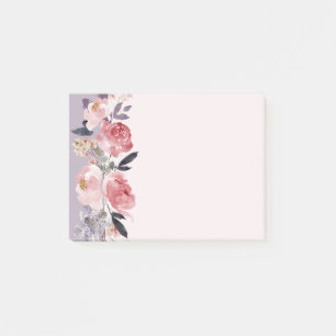 Notas Post-it® Peonies rosados