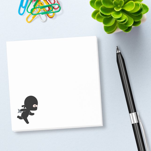 Notas Post-it® Pequeña En Marcha Ninja (Subido por el creador)