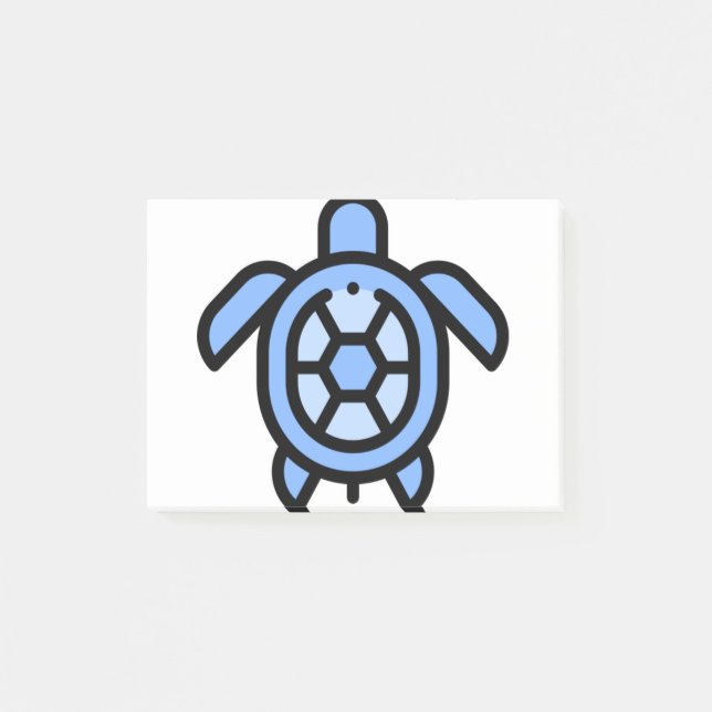Notas Post-it® Pequeña Tortuga (Anverso)