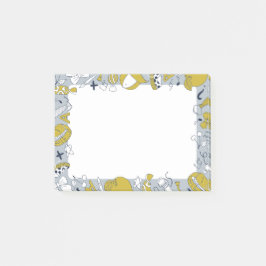 Notas Post-it® Pequeñas cosas escolares sobre lo gracioso