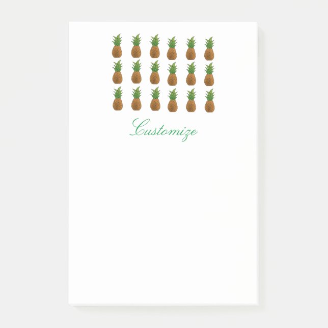 Notas Post-it® Pequeñas piñas Thunder_Cove (Anverso)