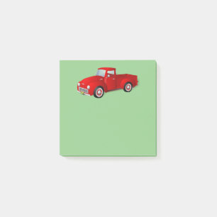 Notas Post-it® Pequeño camión rojo