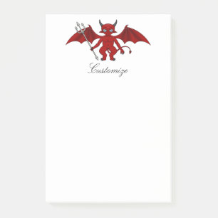 Notas Post-it® Pequeño diablo rojo Thunder_Cove