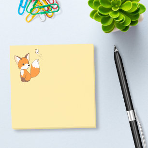 Notas Post-it® Pequeño Fox lindo