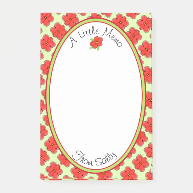 Notas Post-it® Pequeño recuerdo (Anverso)