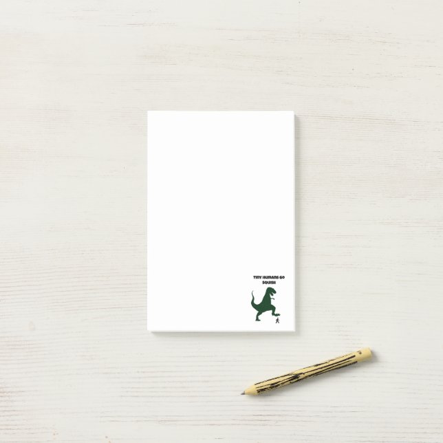 Notas Post-it® Pequeños Humanos Van Chafardear Dinosaurio Diverti (Escritorio)
