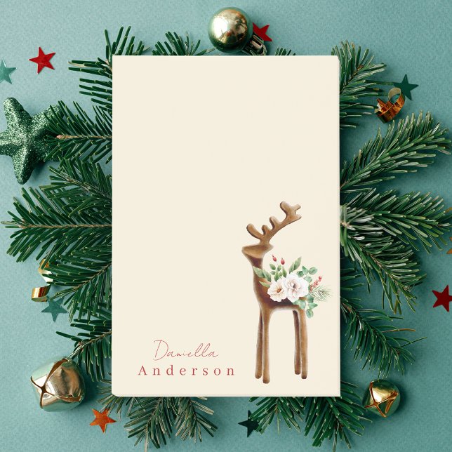 Notas Post-it® Pequeños Navidades de invierno reno mínimo (Subido por el creador)