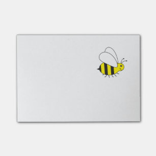 Notas Post-it® Pequeños ocupados manosean la abeja
