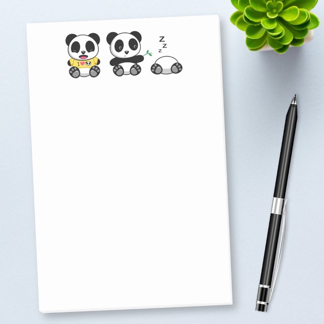 Notas Post-it® Pequeños Pandas (Subido por el creador)