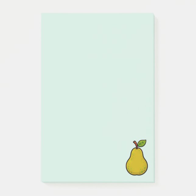 Notas Post-it® Pera - Colección de Frutas - (Anverso)