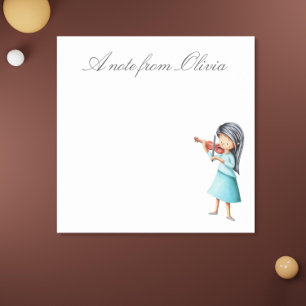Notas Post-it® Perexor violinista a mano izquierda personalizado