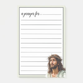 Notas Post-it® Perfil de Jesús Corona de Espinas Sala de Guerra O